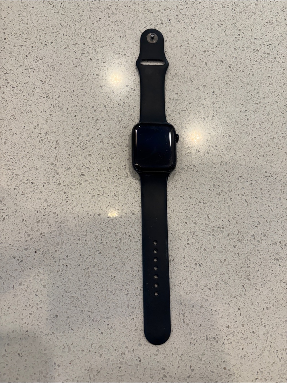 Apple Black Smart Watch with Black Sport Band
